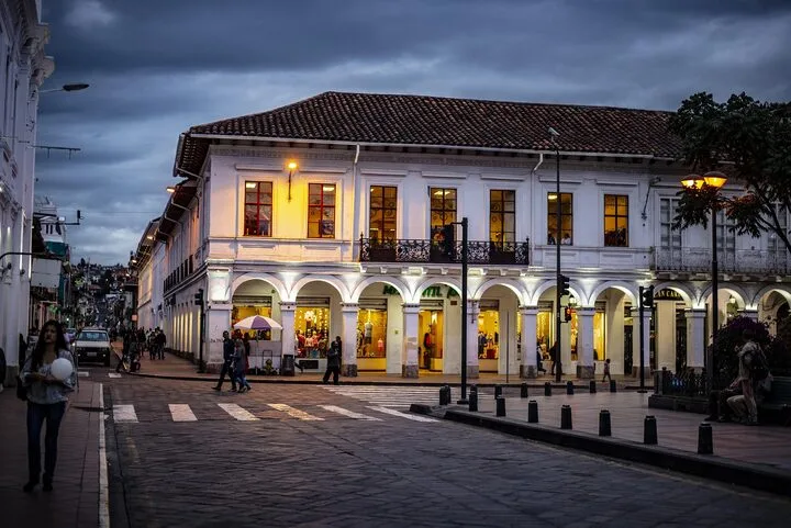 Cuenca historic center street