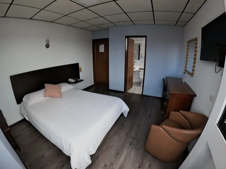 Standard Single Room — quiet side of the hotel